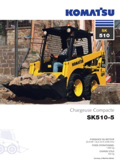 Komatsu SK510-5 Specifications