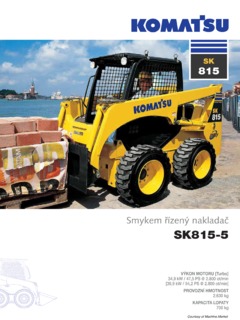 Komatsu SK815-5 Specifications