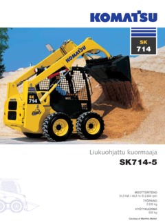 Komatsu SK714-5 Specifications