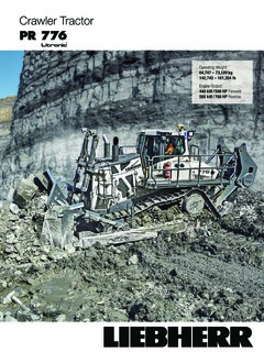 Liebherr PR 776 Litronic Specifications