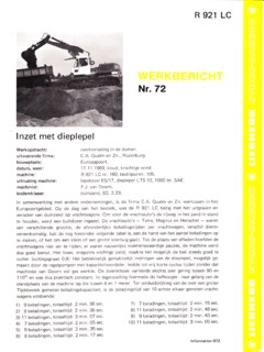 Liebherr R 921 LC Specifications