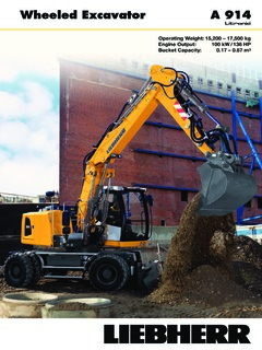 Liebherr A 914 Litronic Specifications