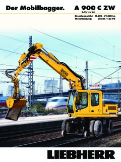 Liebherr A 900 C ZW Litronic Specifications