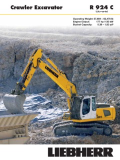 Liebherr R 924 C Litronic Specifications