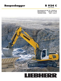 Liebherr R 924 C Litronic Specifications