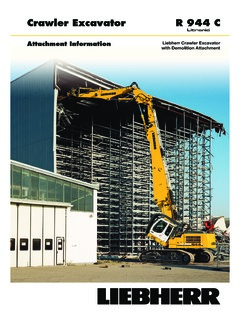 Liebherr R 944 C Litronic Specifications