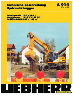 Liebherr A 914 Litronic Specifications