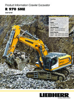 Liebherr R 970 SME Specifications