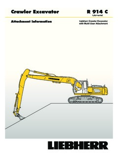 Liebherr R 914 C Litronic Specifications