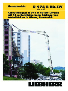 Liebherr R 974 B HD-EW Litronic Specifications