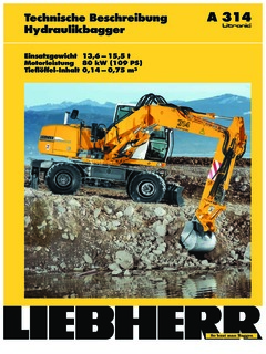 Liebherr A 314 Litronic Specifications
