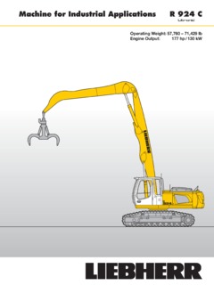 Liebherr R 924 C Litronic Specifications