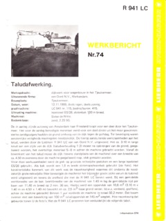Liebherr R 941 LC Specifications