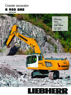 Liebherr R 950 SME Specifications