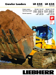 Liebherr LR 634 Litronic Specifications