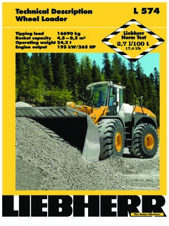 Liebherr L 574 Specifications