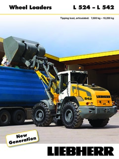 Liebherr L 542 Specifications