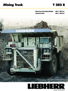 Liebherr T 282 B Specifications