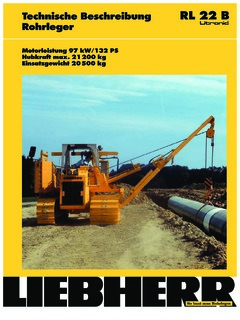 Liebherr RL 22 B Specifications