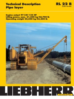 Liebherr RL 22 B Specifications