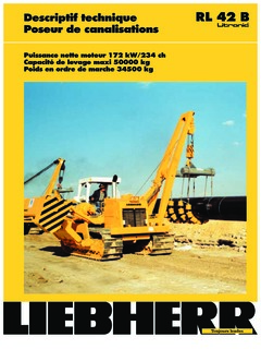 Liebherr RL 42 B Specifications