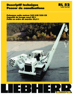 Liebherr RL 52 Specifications