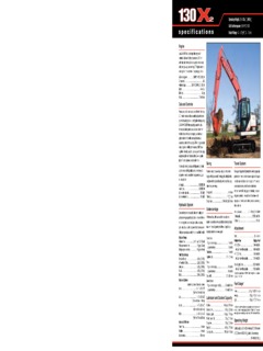 Link-Belt LBX 130 X2 Specifications