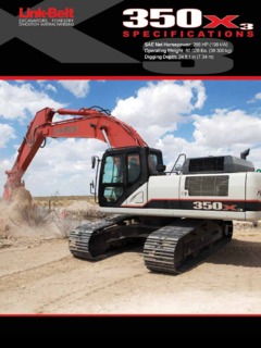 Link-Belt LBX 350 X3 Specifications