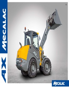 Mecalac AX 1000 Specifications