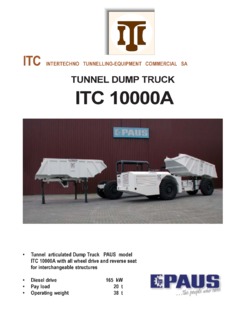 Paus ITC 10000A Specifications