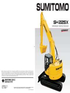 Sumitomo SH225X-3B Specifications