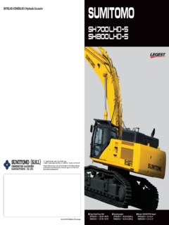 Sumitomo SH800LHD-5 MASS Specifications