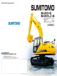 Sumitomo SH210-6 Specifications