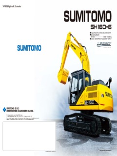 Sumitomo SH160-6 Specifications