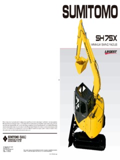 Sumitomo SH75X-3B Specifications