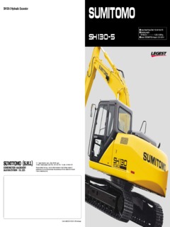 Sumitomo SH130LC-5 Specifications