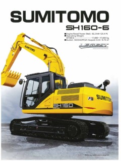 Sumitomo SH160-6 Specifications