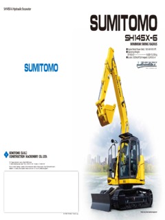 Sumitomo SH145X-6 Specifications