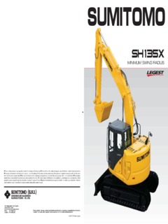 Sumitomo SH135X-3B Specifications