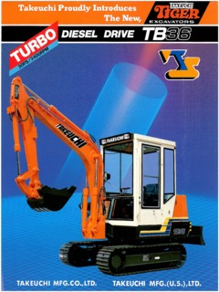 Takeuchi TB36 Specifications