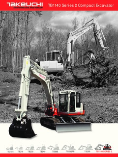 Takeuchi TB1140 SERIES 2 Specifications