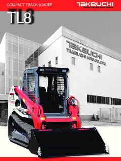 Takeuchi TL8 Specifications