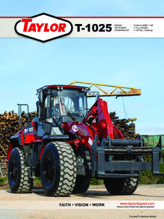 Taylor T-1025 Specifications