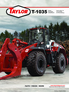 Taylor T-1035 Specifications