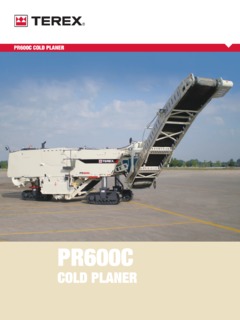 Terex PR600C Specifications