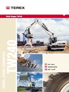Terex TW 240 Specifications