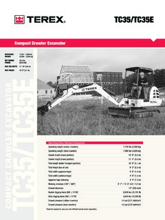 Terex TC35E Specifications