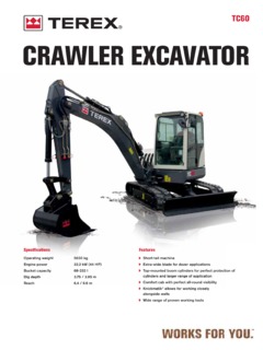 Terex TC60 Specifications