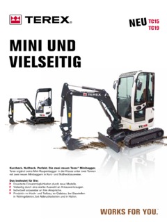 Terex TC19 Specifications