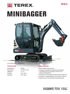 Terex TC16-2 Specifications